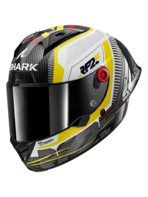 Shark Aeron GP Raúl Fernández Signature, Casco de Motocicleta Cara Completa Negro, ¡NUEVO! Foto 1 de 4