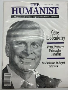 1991 Star Trek Gene Roddenberry Lost Interview 24 Pages THE HUMANIST Magazine - Picture 1 of 6