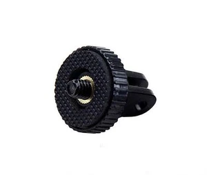NEW Black 1/4" Tripod Screw Adapter Mount Camera GoPro Hero 5 4 3+ GO1 - Afbeelding 1 van 7
