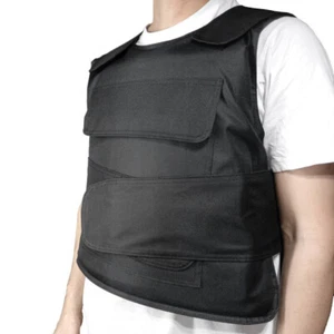 KNIFE STAB AND SLASH RESISTANT STEEL PLATE SAFETY VEST ARMOR - Picture 1 of 9