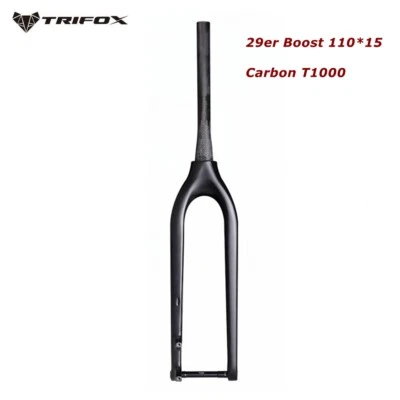 Carbon MTB Bike Forks Thru Axle Disc Brake 110*15mm 29er Mountain Bicycle Parts  - Image 1 of 4