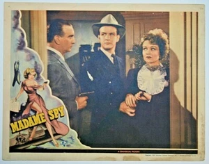 1942 Madame Spy, Constance Bennett, WWII, Vintage Movie Lobby Card, War, BN7 - Bild 1 von 1