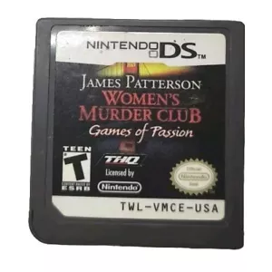 Nintendo DS James Patterson Women Murder Club Games Passion 2009, nur Kart - Bild 1 von 2