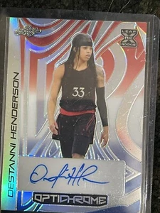 Destanni Henderson 2022-23 Leaf Optichrome Rookie Auto Orang Kaleidoscopic 3/5 - Picture 1 of 3