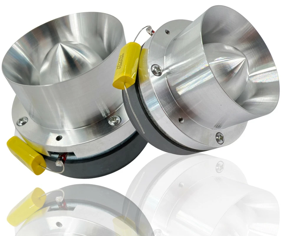 Audiotek 1400 vatios potencia máxima 4 ohmios 1,75" titanio coche audio súper potencia tweeter  Foto 1 de 4