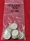 $5 Face Value Canada 1965 Queen Elizabeth Silver 25 CENT 3 Troy Ounces    #T2454
