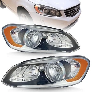 Juego de faros halógenos con bombillas lado izquierdo+derecho para Volvo XC60 2014 2015 2016 2017 - Imagen 1 de 9