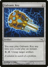 1X Galvanic Key - Mirrodin - FOIL EX MTG CARD