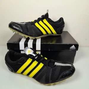 AdidasAdizero Sonic Running Spikes Black & Yellow Track & Field UK 7.5 Unisex - Picture 1 of 15