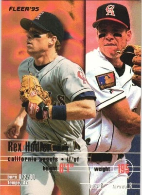 1995 Fleer #226 Rex Hudler California Angels - Image 1 of 2