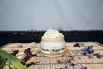 Crecimiento y reparación de fenogreco y neem | Crema hidratante anti-rotura | Crecimiento masivo (8 oz Foto 1 de 4