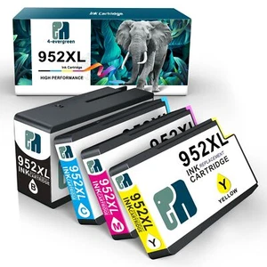 4 PK #952XL 952 XL Ink Cartridges for HP Officejet Pro 8720 8740 7740 8210 8216 - Picture 1 of 6