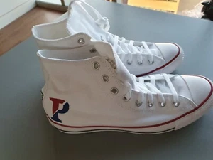Converse All Star Chuck Taylor Hi Sneaker Unisex Bianco personalizzate UPENN - Foto 1 di 13