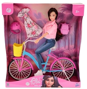 BNIB Fulla Doll Cycle Helmet Backpack Bike Set Toy Triangle Christmas Gift - Picture 1 of 3
