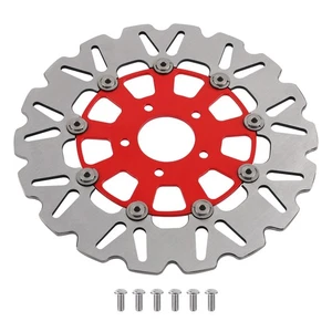 Kit de rotor de freno delantero flotante para Harley-Davidson Touring 08-19 Dyna 06-17 rojo - Imagen 1 de 15