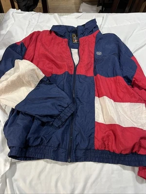 Chaqueta cortavientos forrada del equipo olímpico de Estados Unidos de colección para hombre XLXT nailon rojo blanco azul Foto 1 de 4