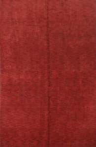 Solid Modern Area Rug 8x11 Handmade Wool Carpet for modern Living Rooms - Picture 1 of 18