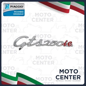 TARGHETTA GTS250ie LATERALE PIAGGIO VESPA GTS 250 ('05-'12) - Picture 1 of 1