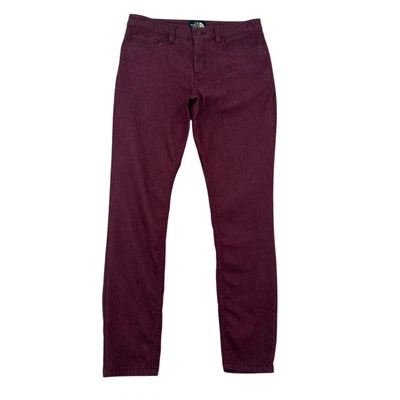 Pantalón The North Face Slim Fit Tungsted Mujer Talla 27 Granate Ligero Elastizado Foto 1 de 4