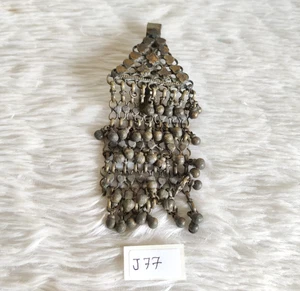 Broche antiguo de cuentas de latón tribal para mujer joyería decoración coleccionable J77 - Imagen 1 de 8