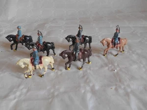 Vintage lead soldiers On Horseback Calvary CGB mignot SR simon rivolett 1910s - Picture 1 of 7