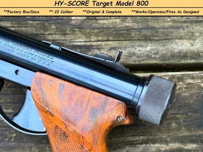 Pistola objetivo Hy-Score modelo 800 calibre 22 Foto 1 de 4