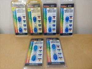 NOS (6) Malibu 4 Watt Blue Replacement Bulb 2 pack Blue LV516B (12 TOTAL BULBS) - Picture 1 of 3