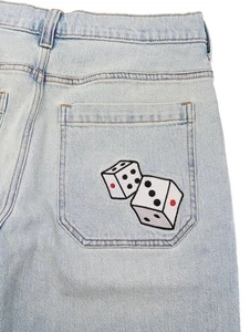Hollister Herren Unterhalb des Knies Super Baggy Denim Shorts HOM-47 - Bild 1 von 25