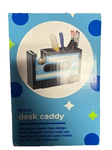 The Original Fun Workshop Cassette Tape Dispenser & Pen Holder Retro-Style 📼 🎶 - Bild 1 von 3