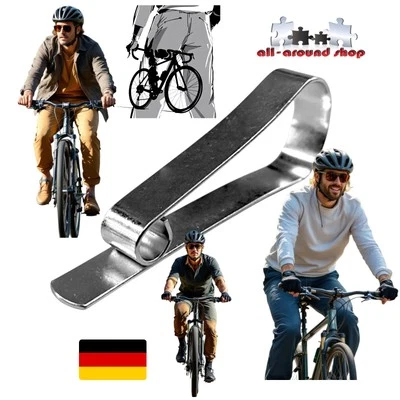 6 Stück Fahrradklammer Hosenklammer für Fahrrad Kettenschutz Hosenspangen TOP - Bild 1 von 4