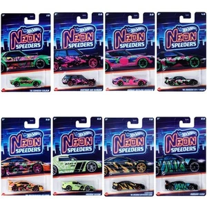 Hot Wheels Neon Speeders Set of 8 - Bild 1 von 2