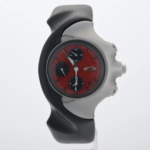 Oakley Detonator Red Dial Chronograph Herrenuhr - Bild 1 von 6