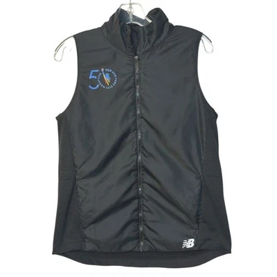 New Balance 50th NYC Marathon TCS Vest Black Lightweight Running Athletic  M - Image 1 of 4