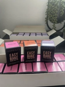 36 X Huda Beauty Easy Bake Shade Shifter Loose Powders - Pink, Lilac & Peach - Picture 1 of 17