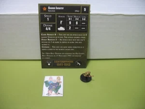 =Axis & Allies Miniatures COUNTEROFFENSIVE Guards Infantry with card 19/50= - Picture 1 of 1