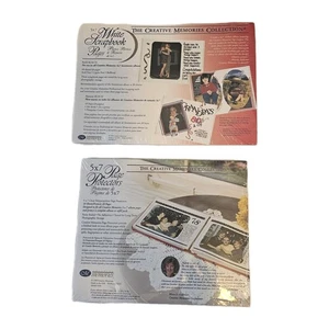 Creative Memories 5x7 Scrapbook Pages White 10 & Clear Page Protectors 1999 NOS - Picture 1 of 3