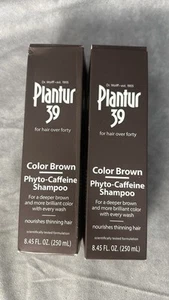 Plantur 39 Shampoo 250 ml Color Brown Hair Phyto-Caffeine Two Pack - Picture 1 of 5