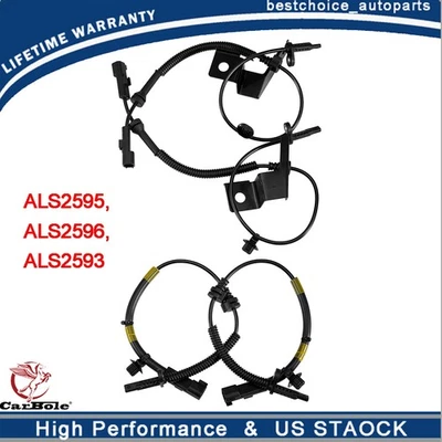 Juego de 4 sensores de velocidad de rueda ABS para Lincoln MKZ 2013-2018 delantero trasero derecho izquierdo Foto 1 de 4