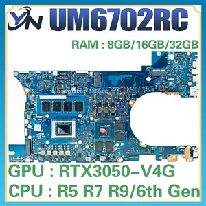UM6702 Mainboard For ASUS UM6702RC UM6702RA UM6702R Laptop Motherboard - Picture 1 of 16