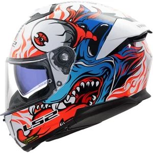 Motorrad Helm Integralhelm - LS2 Stream II FF808 Inferno - Sonnenblende - Bild 1 von 3
