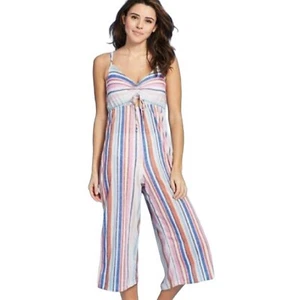 Xhilaration Cropped Multi Color Jumpsuit SMALL (310) - Picture 1 of 8