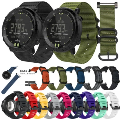 Für Suunto Core Watch Silikon Nylon Uhrenarmband Sport Armband Strap Erstatzband - Bild 1 von 4