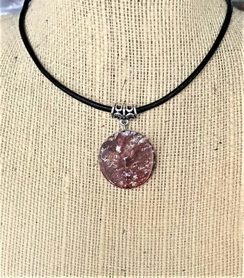 Collar colgante de piedras preciosas naturales de jaspe rojo Fengshui Chakra EE. UU. Foto 1 de 2