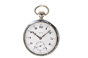 ZENITH Vintage Pocket Watch Tula 900 Silver (SO1100) - Picture 1 of 7
