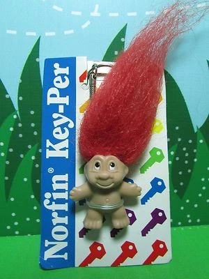 LLAVERO TROLL - 2" DAM Muñeca Troll Norfin - NUEVO STOCK EN TIENDA - Rojo - ÚLTIMOS Foto 1 de 4