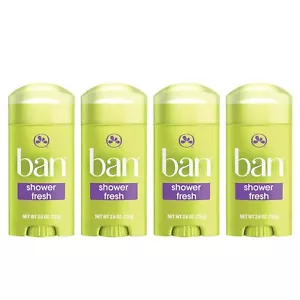 Ban Invisible Solid Antiperspirant Deodorant for Women and Men, 24-Hour Underarm - Picture 1 of 1