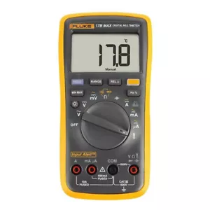 Kit Multímetro Digital Fluke 17B MAX 01 02 CATIII 1000V AC Capacitancia Ohm Prueba - Imagen 1 de 10