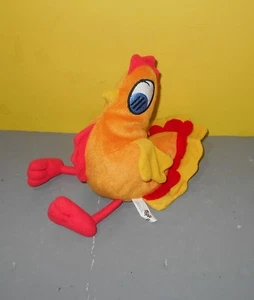 Peluche promocional Oak Associates Financial Services 10" Poppy The Cock Gallo - Imagen 1 de 2