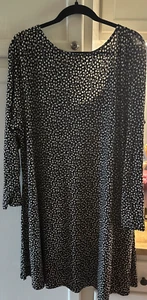 Vestido floral para mujer vestido negro azul marino antiguo talla XXL NUEVO CON ETIQUETAS - Imagen 1 de 4