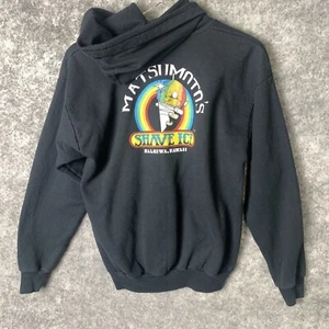 Matsumoto's Shave Ice Haleiwa Hawaii Youth Extra Large Black Hoodie North Shore - Picture 1 of 13
